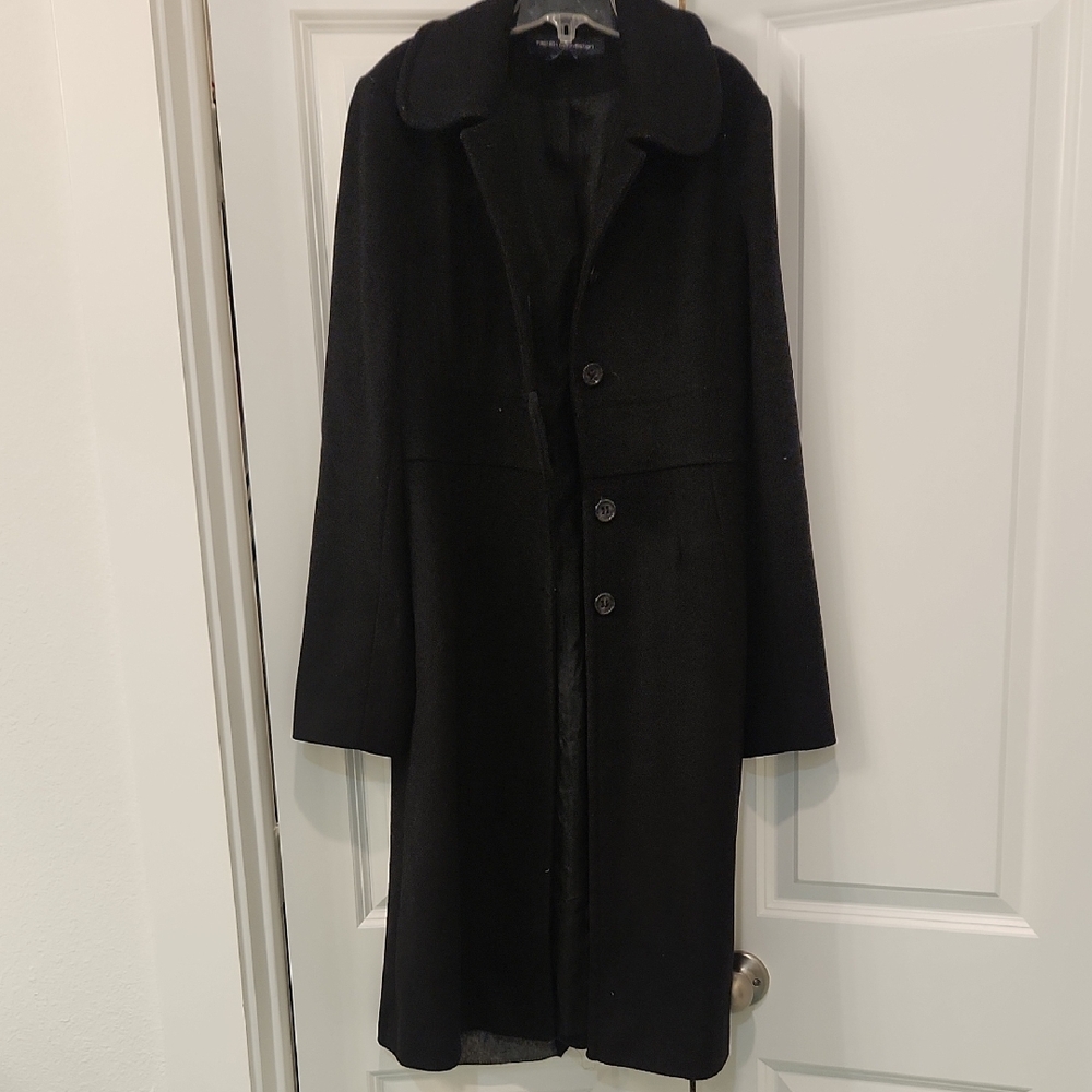 French Connection Classic Black Trench Coat